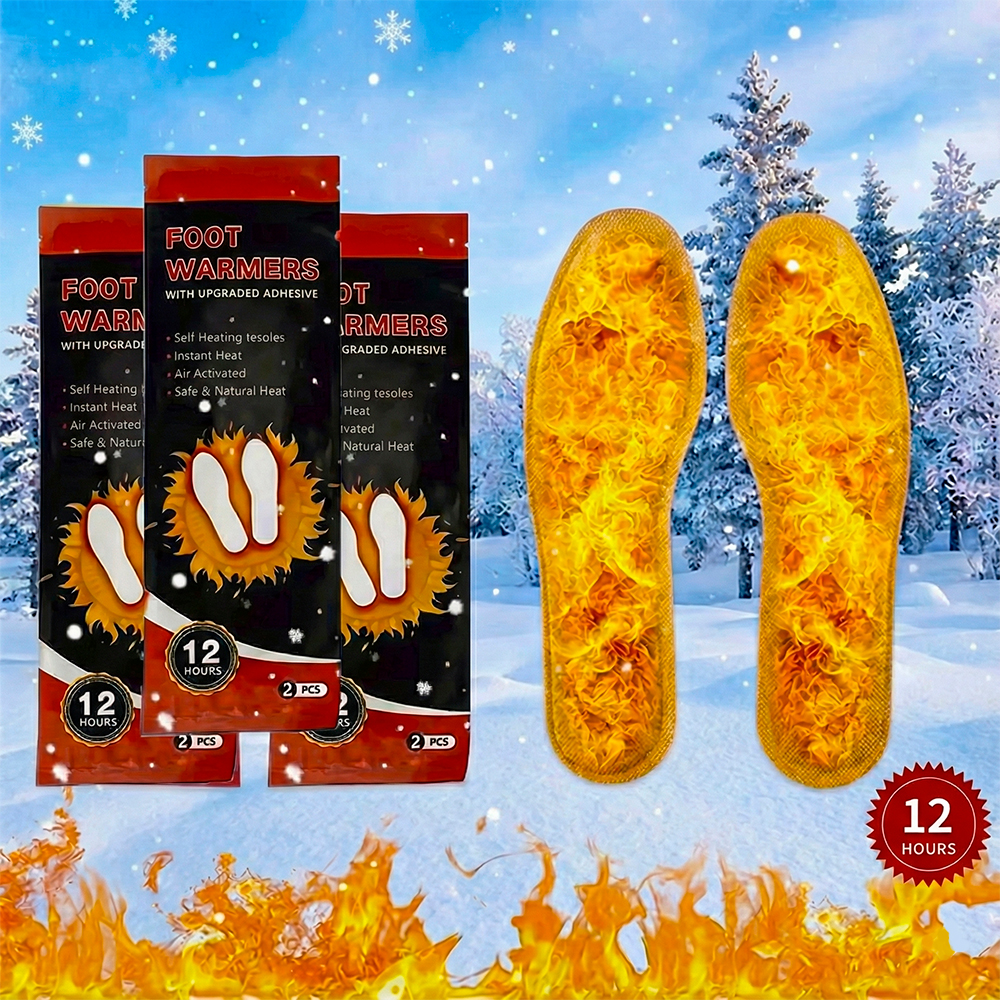 Термоустілки для ніг: самонагрівні устілки, 12 годин тепла